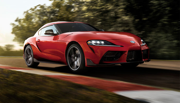 2020 Supra on track